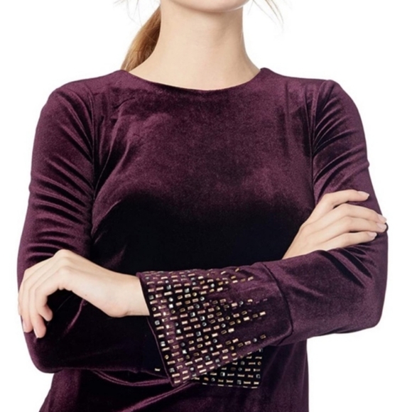 Calvin Klein Sheath Dress Rhinestone Embellished 12 - Picture 3 of 9